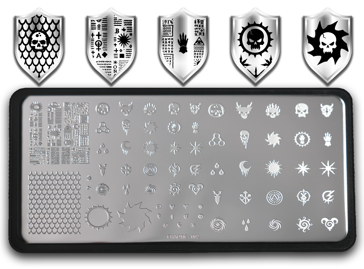 Chaotic 002 Stampin' Plate