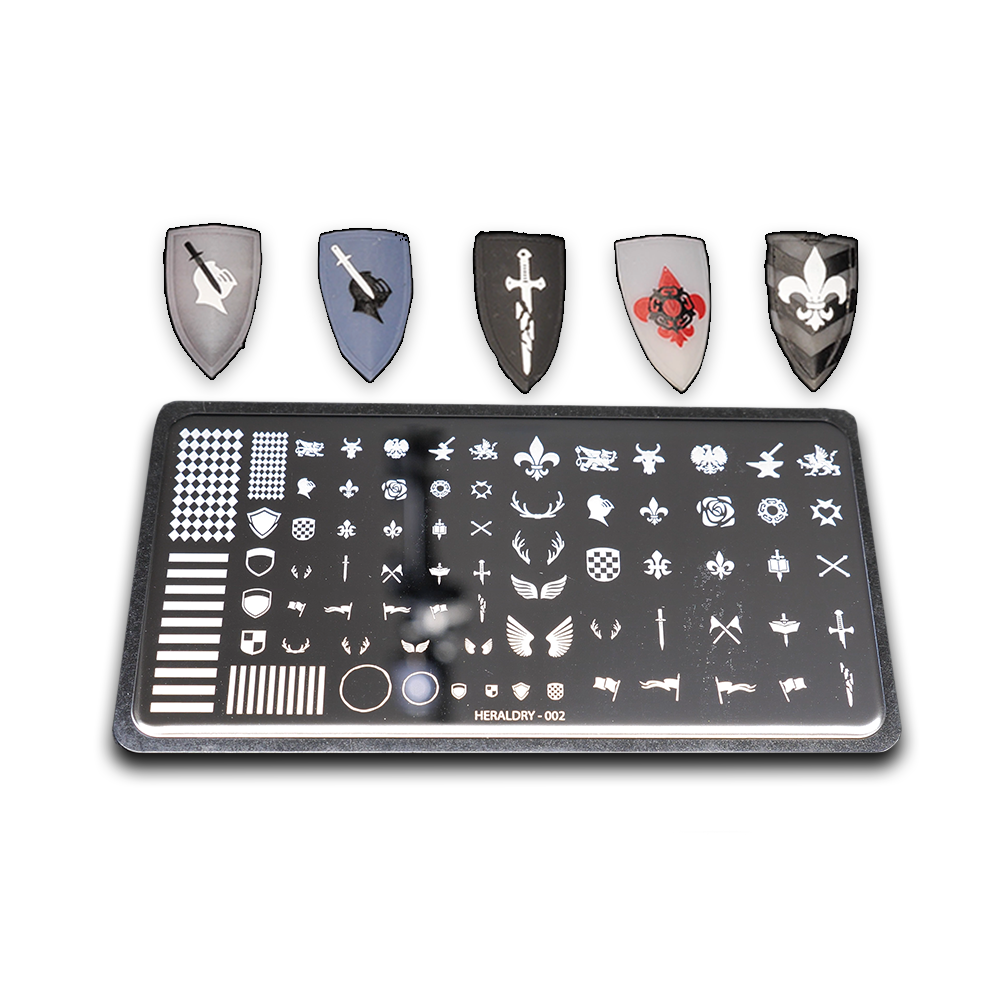 Heraldry(002) Stampin' Plate