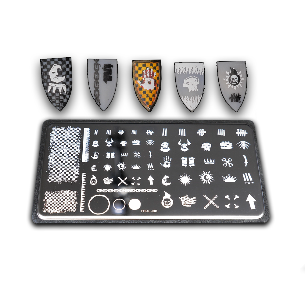 Feral(001) Stampin' Plate