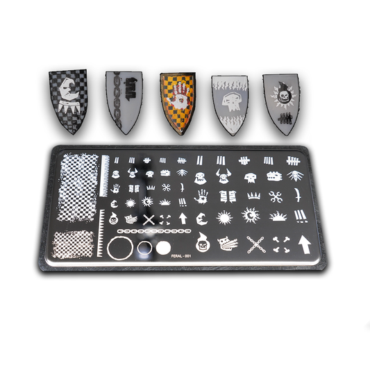 Feral(001) Stampin' Plate