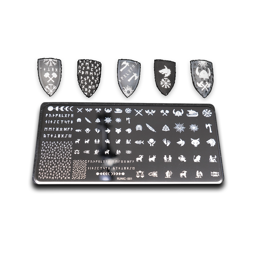 Runic(001) Stampin' Plate