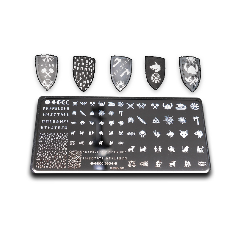 Runic(001) Stampin' Plate