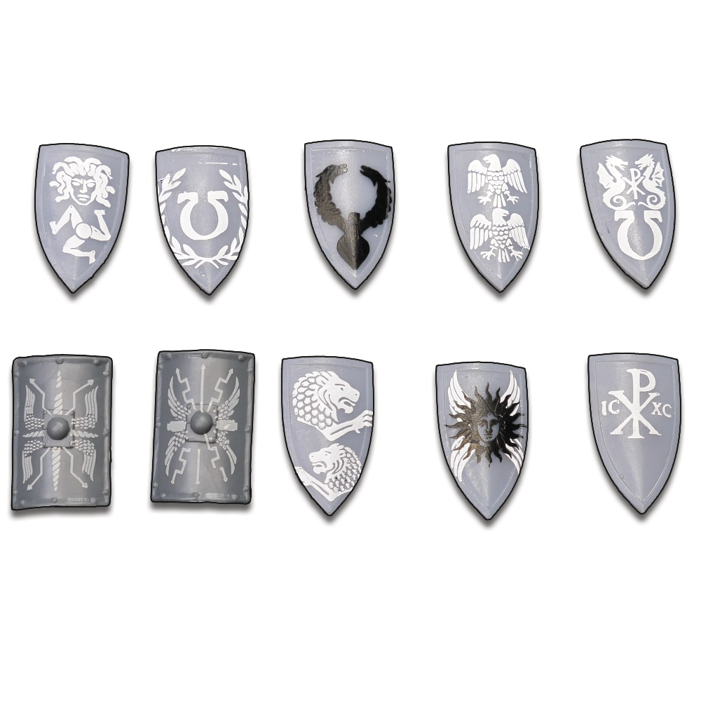 Shields of Antiquity 001 Stampin' Plate