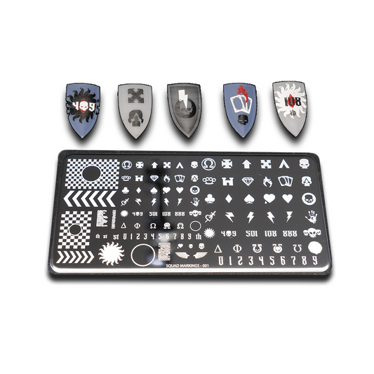 Squad Markings(001) Stampin' Plate